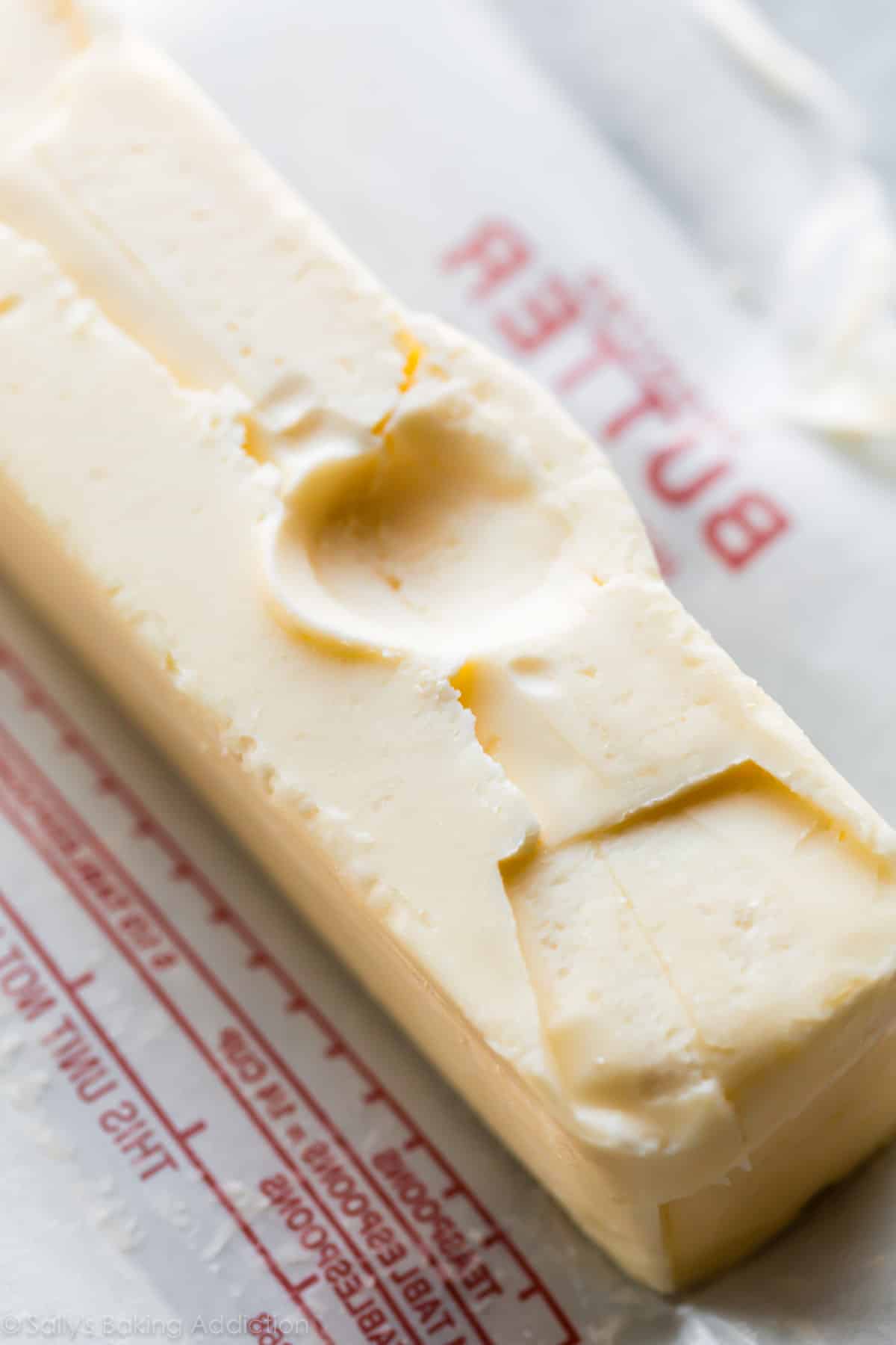 stick of room temperature butter