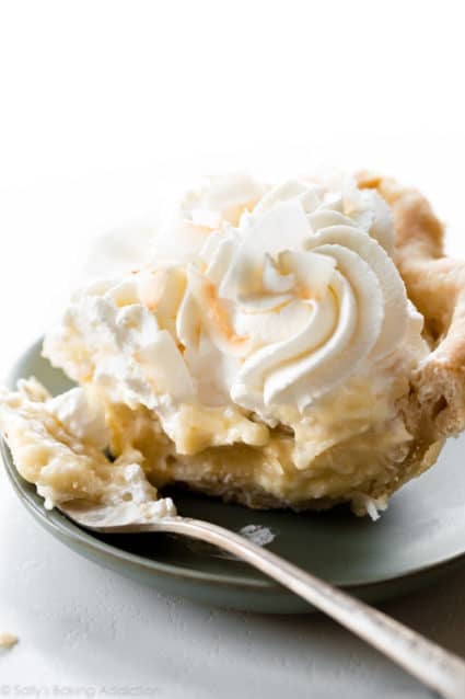 Homemade Coconut Cream Pie