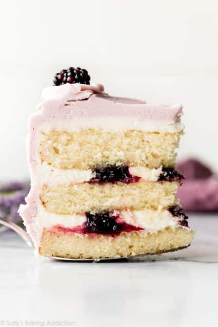 Blackberry Lavender Cake