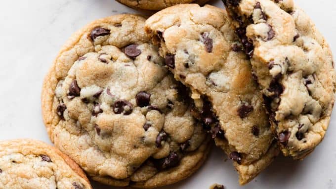 6 Giant Chocolate Chip Cookies