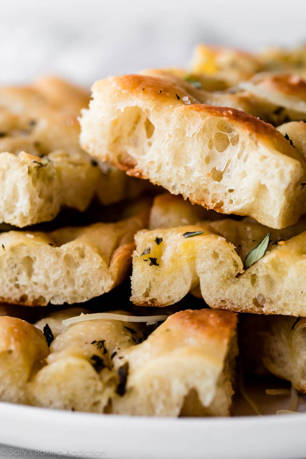 Garlic Rosemary Herb Focaccia Sally's Baking Addiction