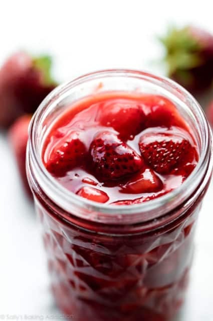 Homemade Strawberry Sauce (Topping)