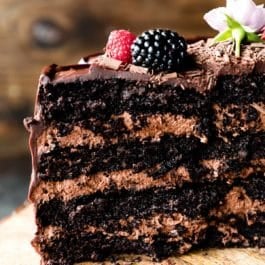 4 layer chocolate cake