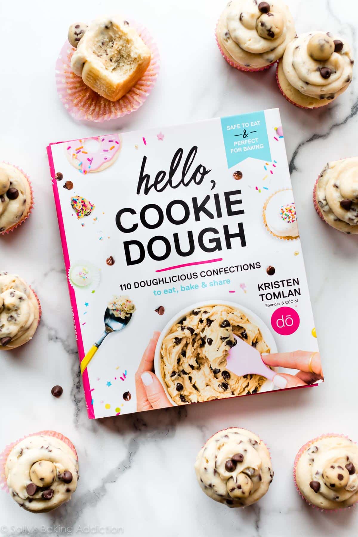 Hello Cookie Dough cookbook by Kristen Tomlan