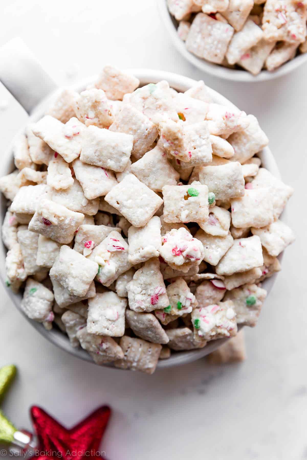 peppermint crunch candy cane puppy chow