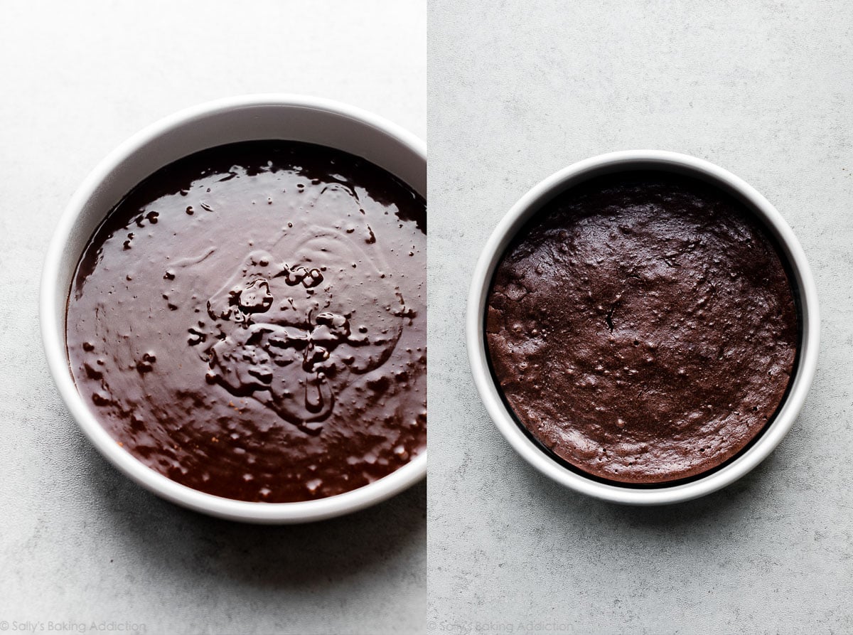 flourless chocolate cake batter