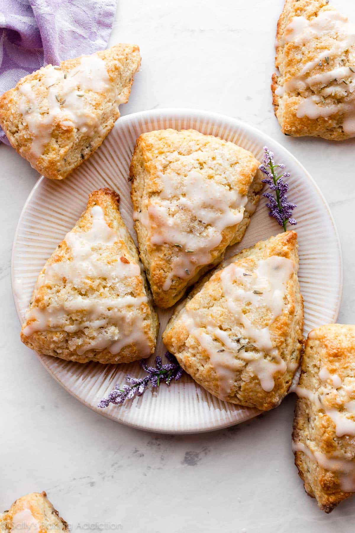 buttermilk lavender scones