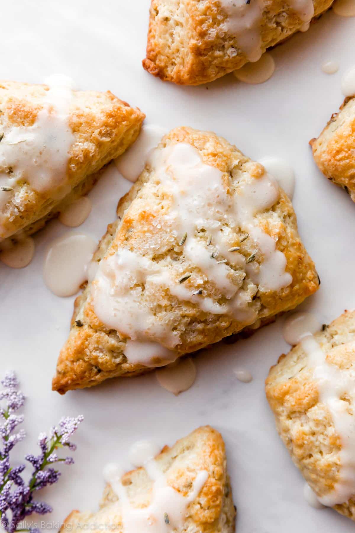 buttermilk lavender scones