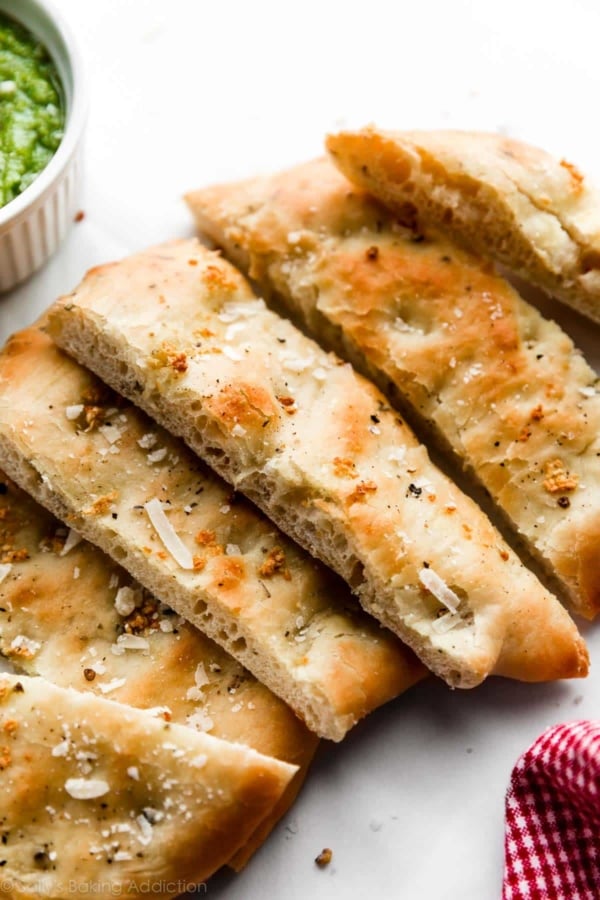 Homemade Flatbread Pizza Recipe Sally's Baking Addiction