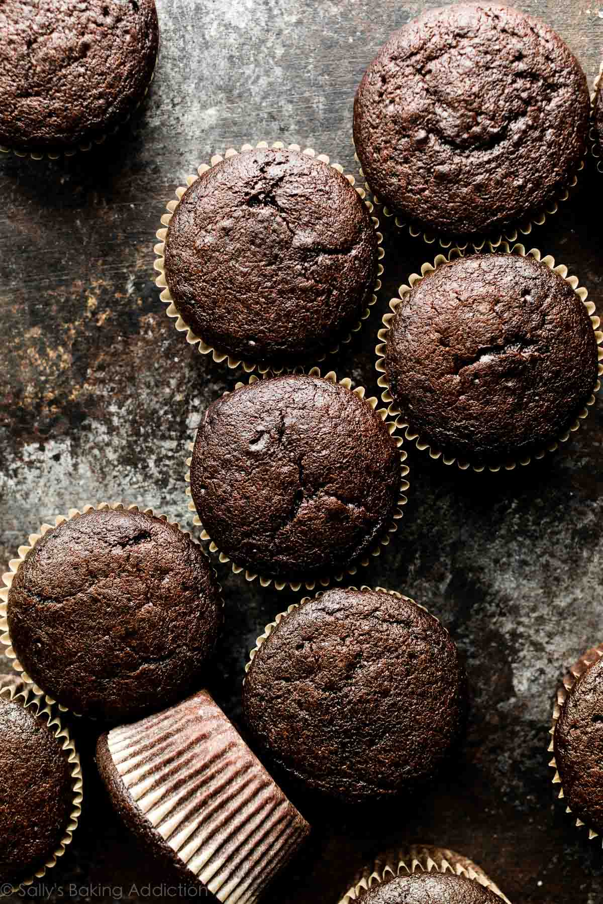 Guinness chocolate cupcakes without frosting