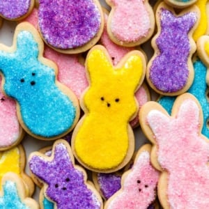 Peeps bunny sugar cookies