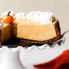 No Bake Pumpkin Cheesecake