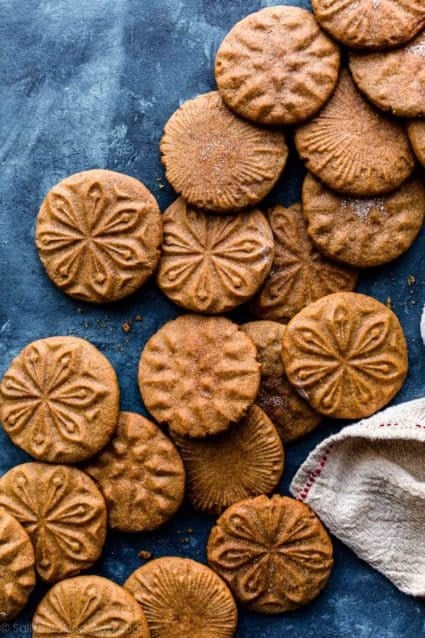 Cinnamon Brown Sugar Stamped Cookies
