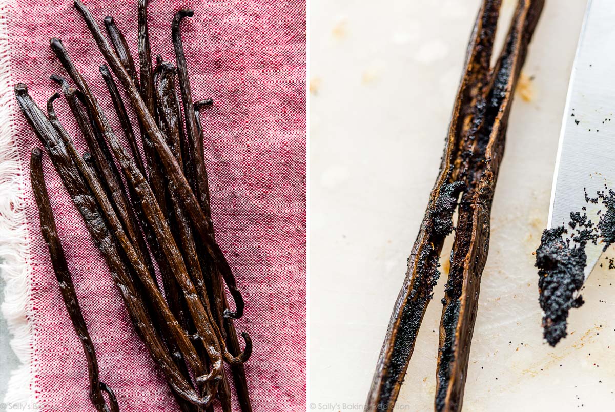 vanilla beans and seeds