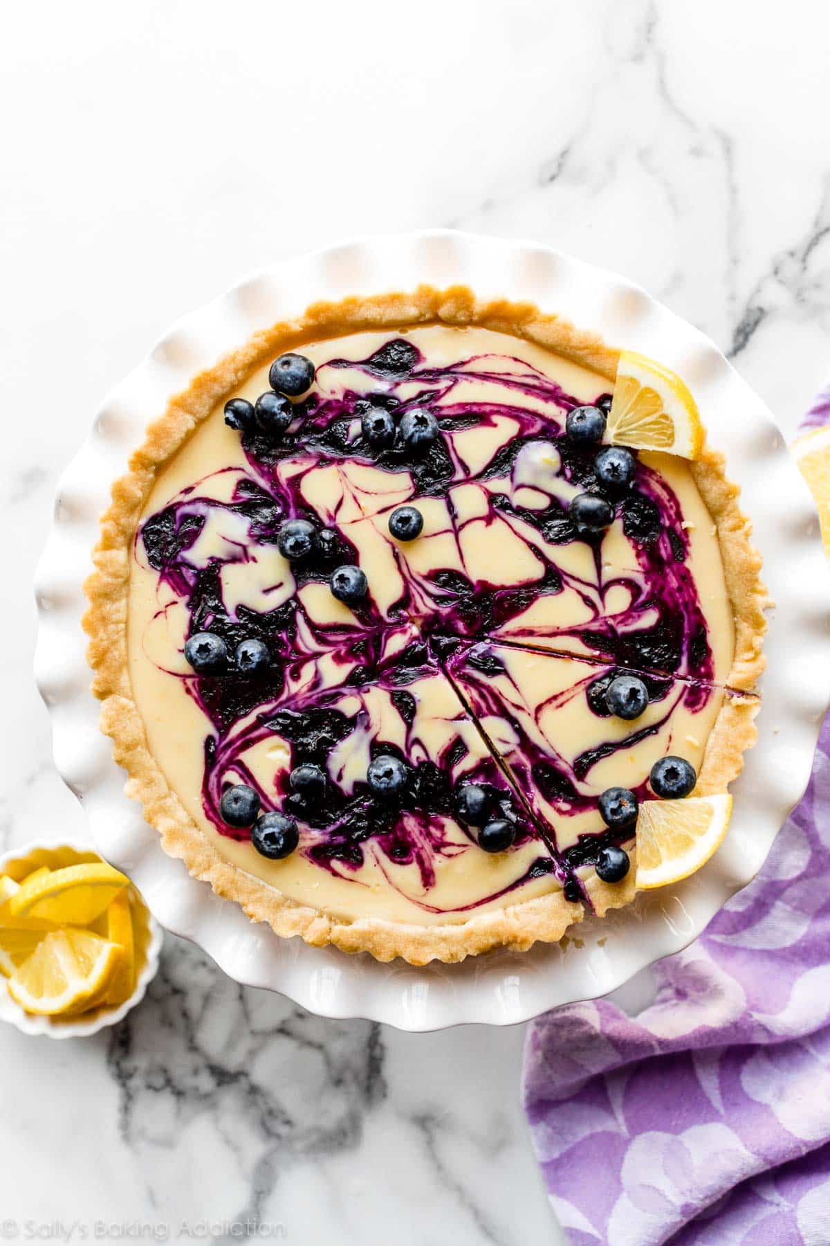 Lemon Blueberry Tart Recipe - Spring Dessert Ideas