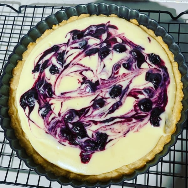 homemade lemon blueberry tart winner image