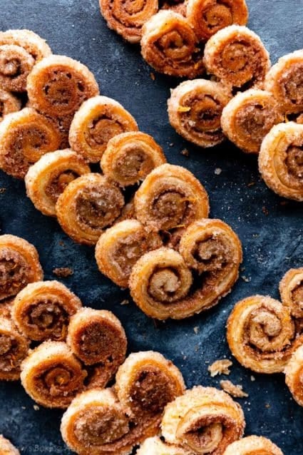 Cinnamon & Spice Palmiers (with Rough Puff Pastry)