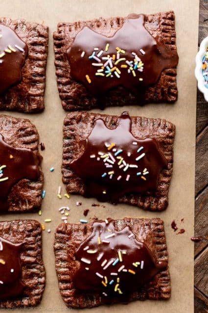 Fudge Chocolate Pastry Tarts (Like Pop Tarts!)