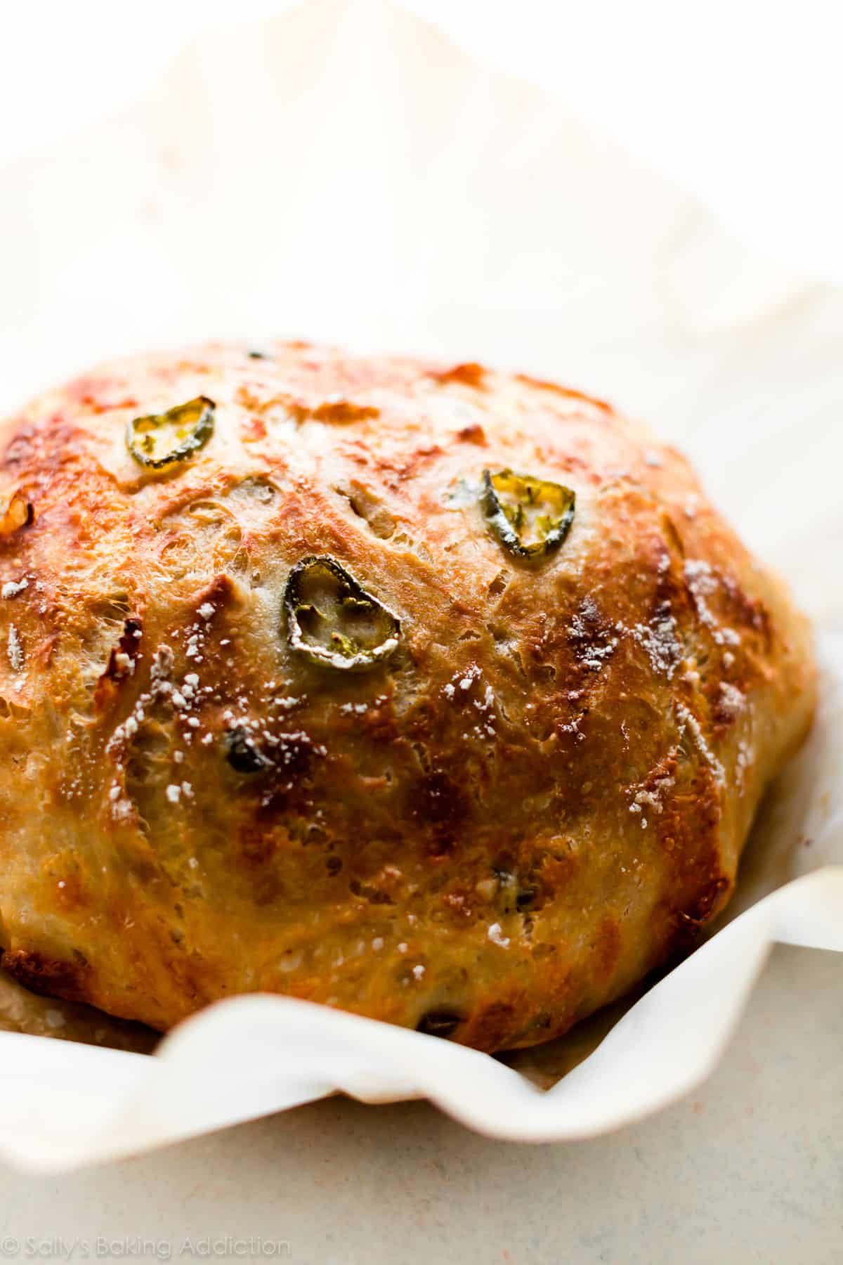 jalapeno cheddar bread loaf