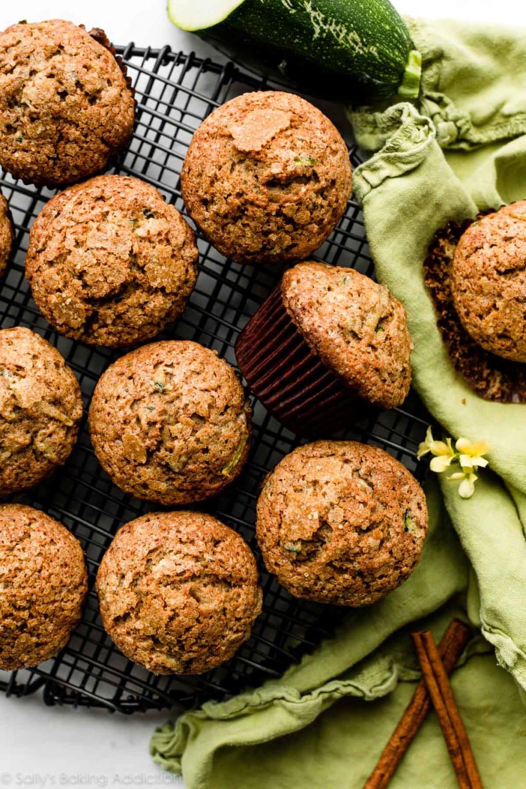 Simply Zucchini Muffins (Recipe) Sally's Baking Addiction