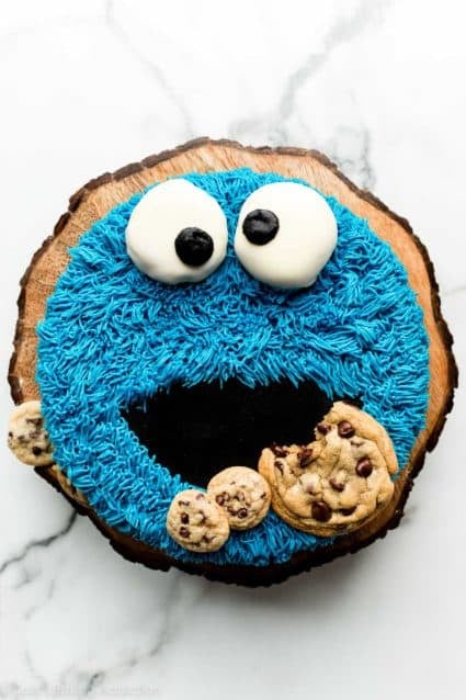 Cookie Monster Cake (for Decorating Beginners)