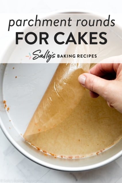 Parchment Paper Rounds for Cakes