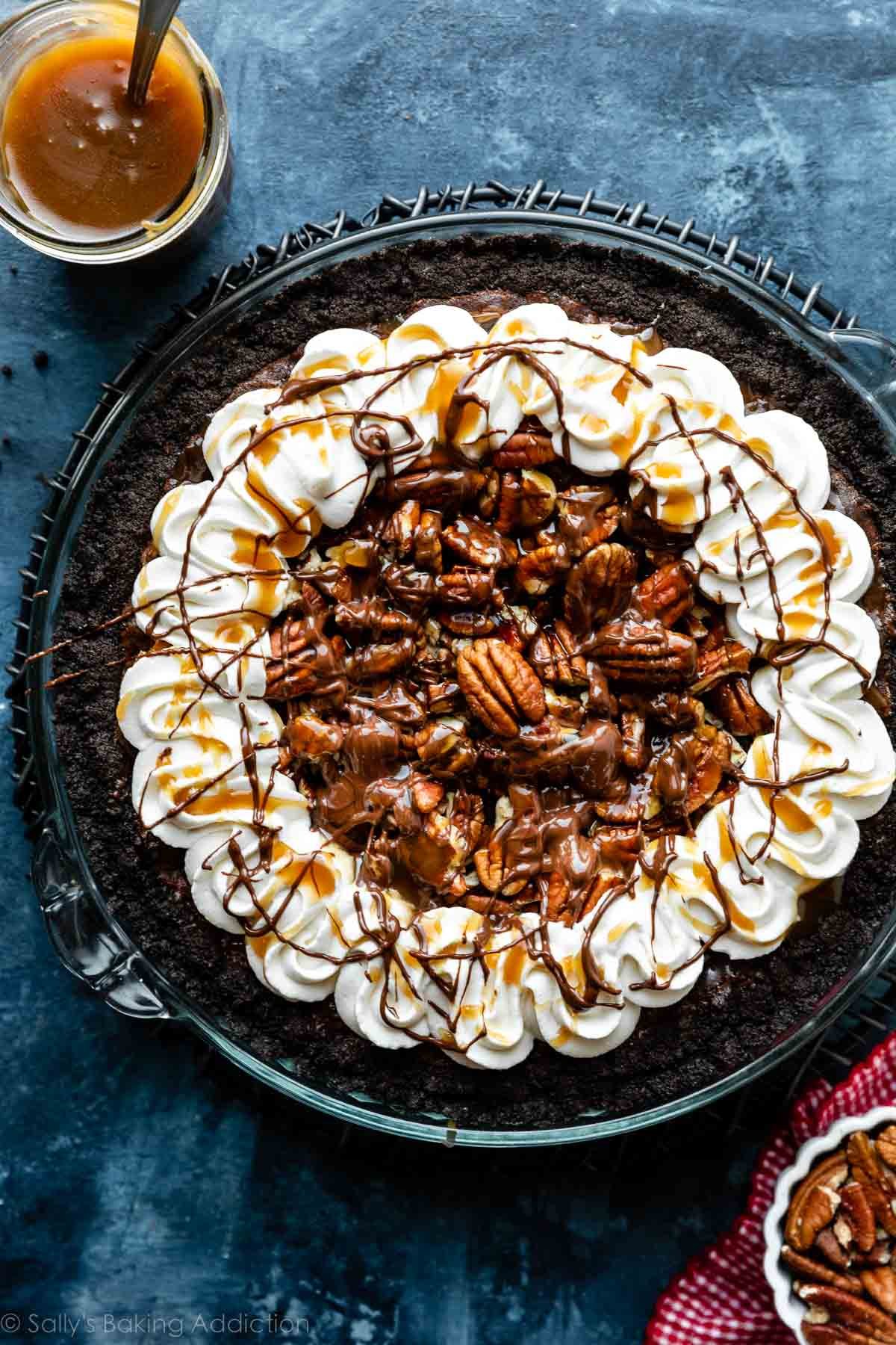 Caramel Turtle Brownie Pie – Sally’s Baking Addiction