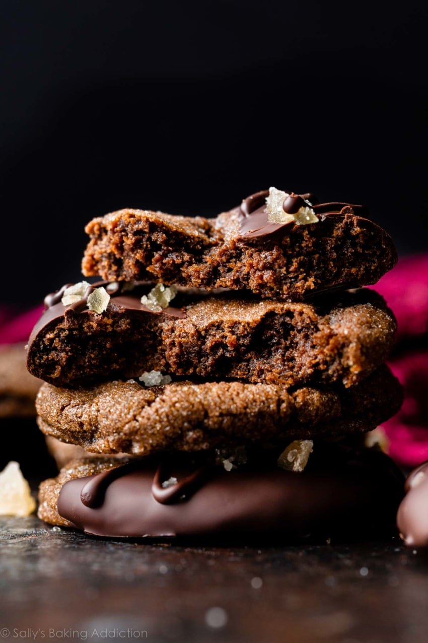 Chocolate Ginger Cookies Recipe Sally's Baking Addiction