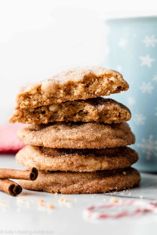 Peanut Butter Snickerdoodles Recipe Sally's Baking Addiction