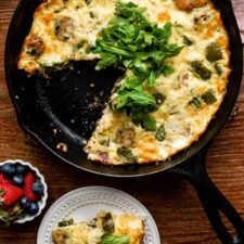 Healthy Breakfast Ideas: Chicken Sausage Frittata
