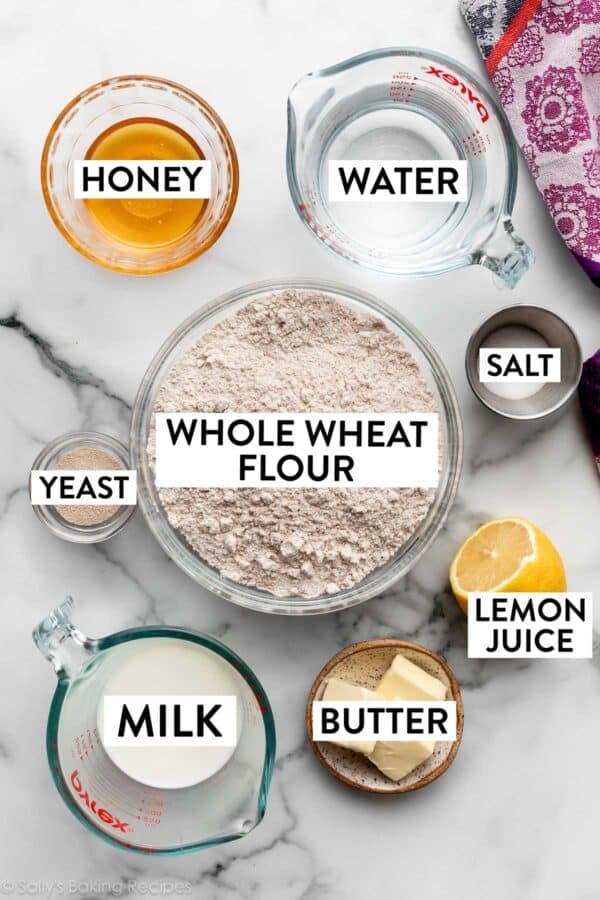 8Ingredient Whole Wheat Bread (Soft & Hearty) Sally's Baking Addiction