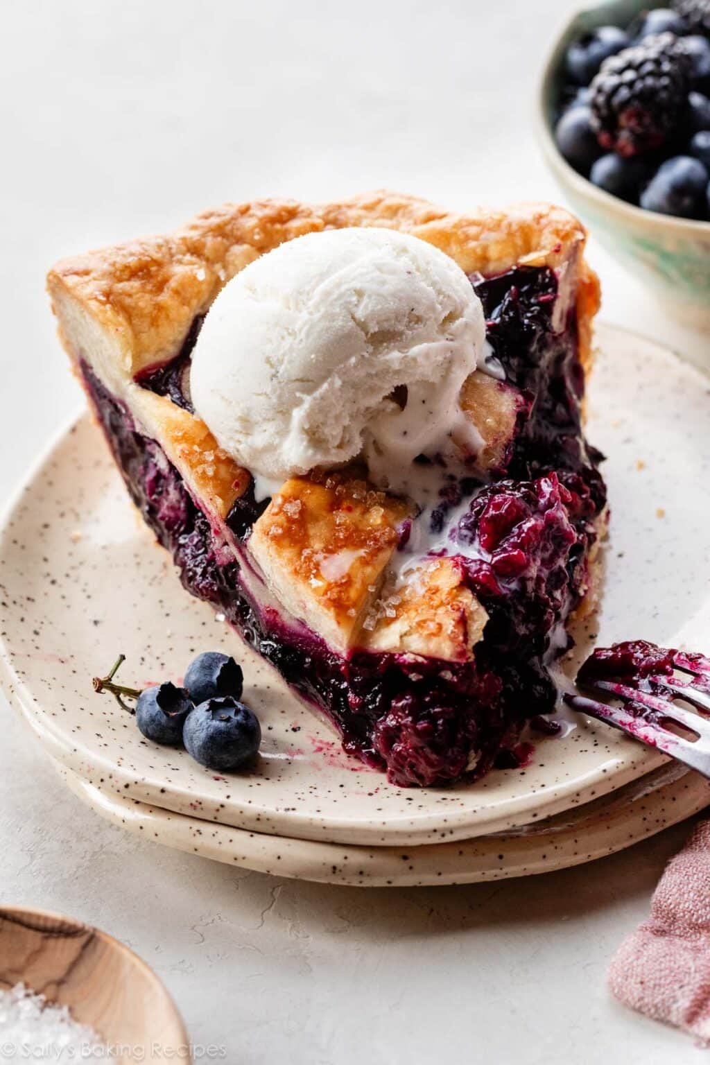 Triple Berry Pie Sally #39 s Baking