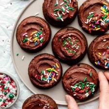 Chocolate Frosted Cookies-image