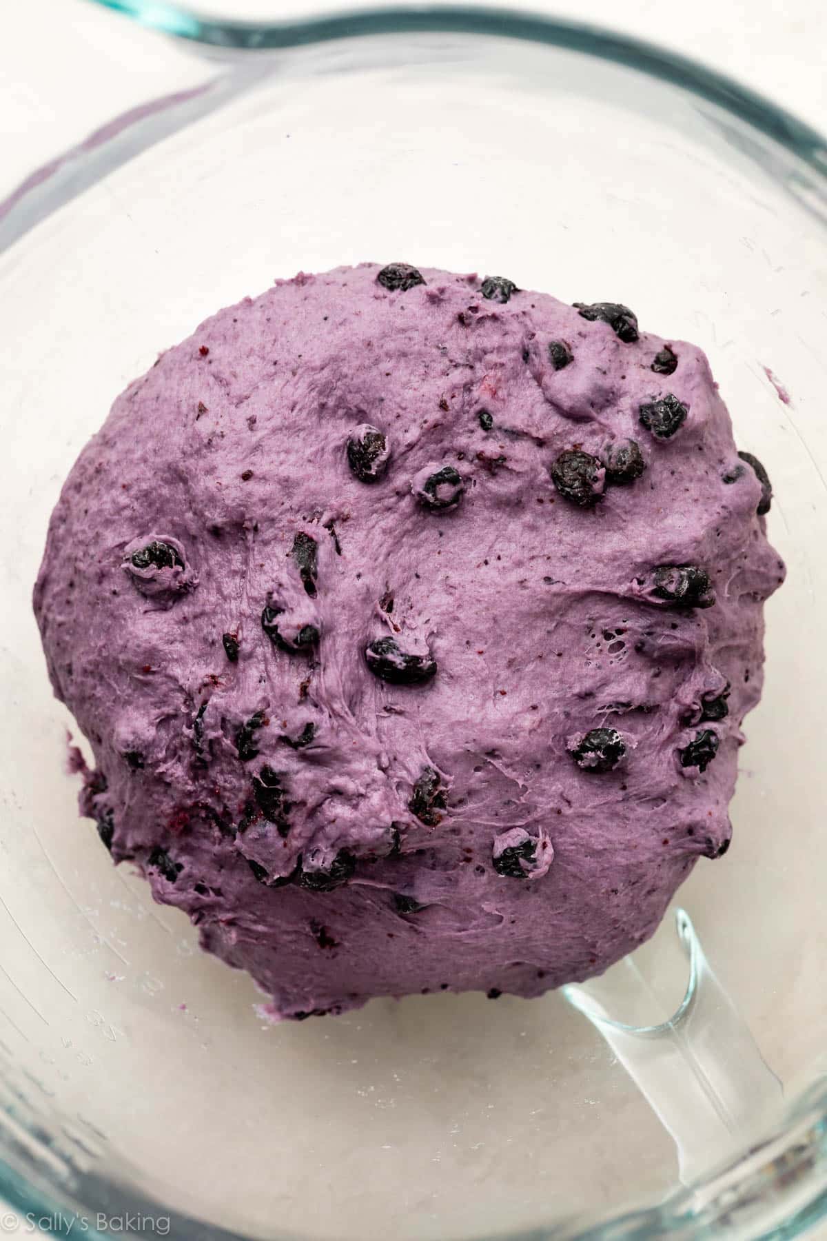 blueberry dough.