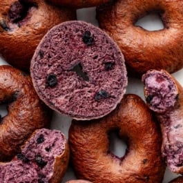 blueberry bagels.