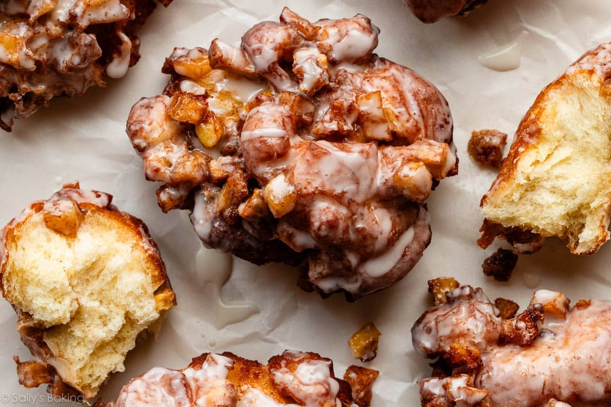 apple fritters.