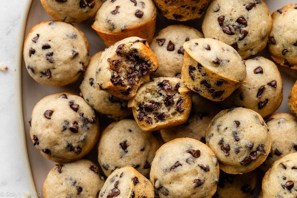 Lunchbox Mini Chocolate Chip Muffins