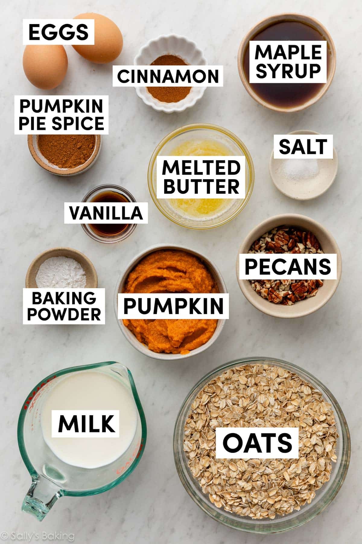 bowls of ingredients.
