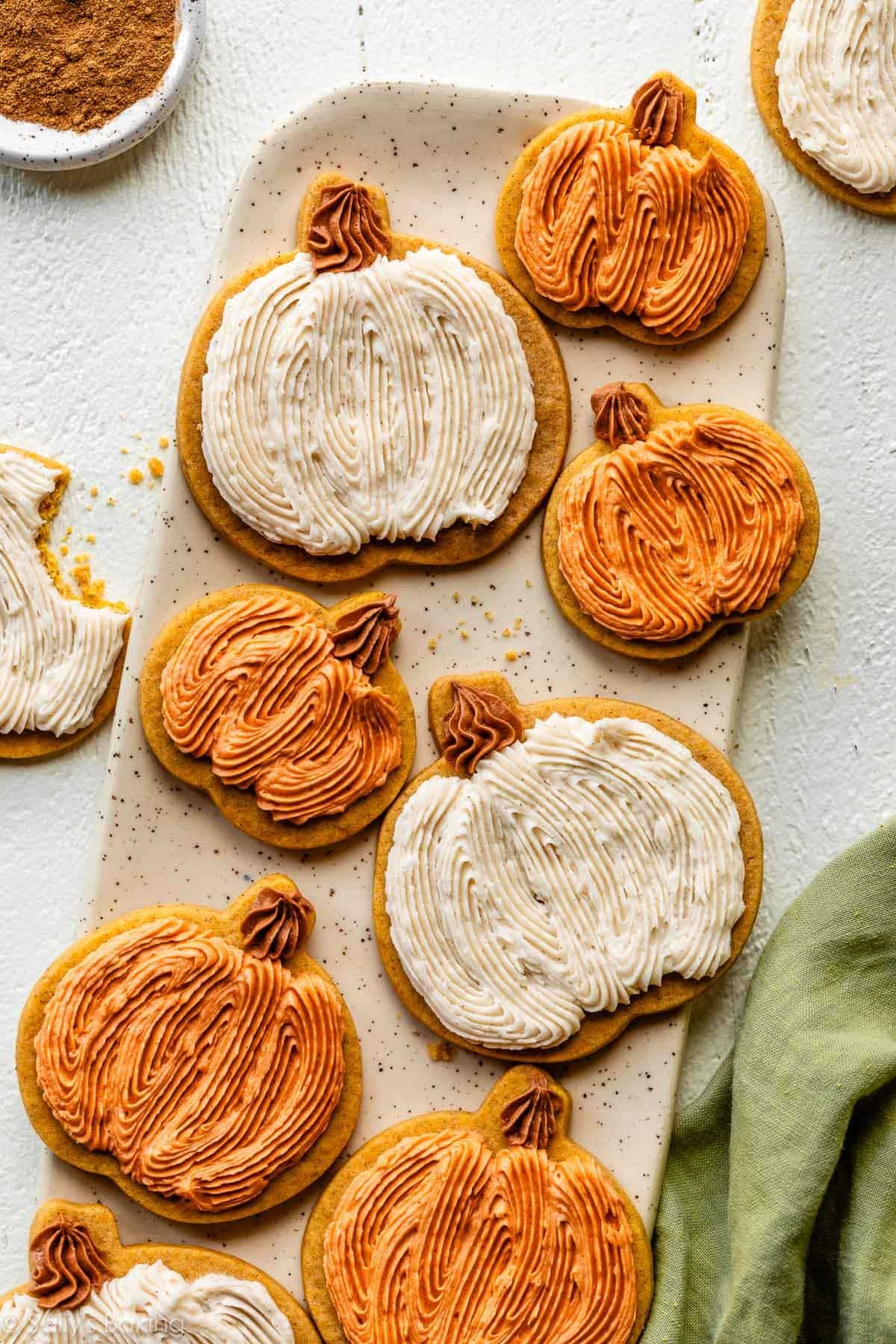 Pumpkin Sugar Cookies