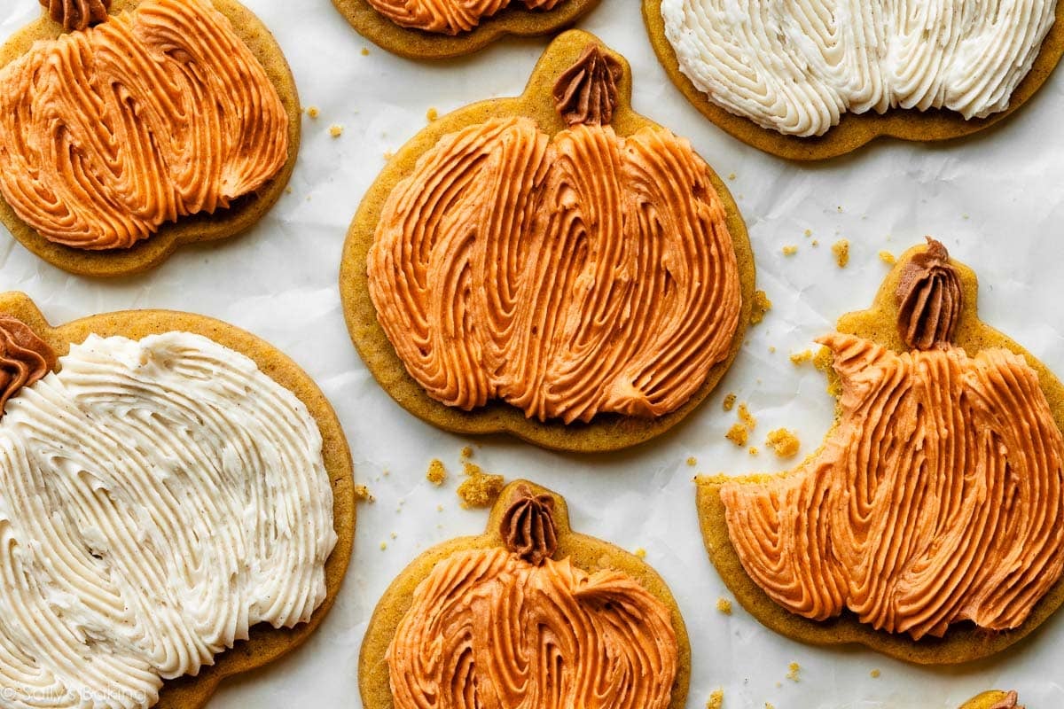 Pumpkin Sugar Cookies