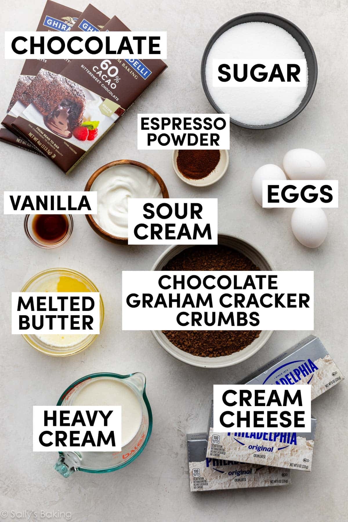 various ingredients in bowls.